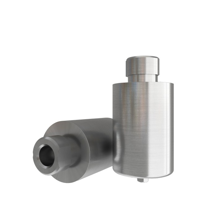 Pre-milled Ti-blanks compatible with Adin™