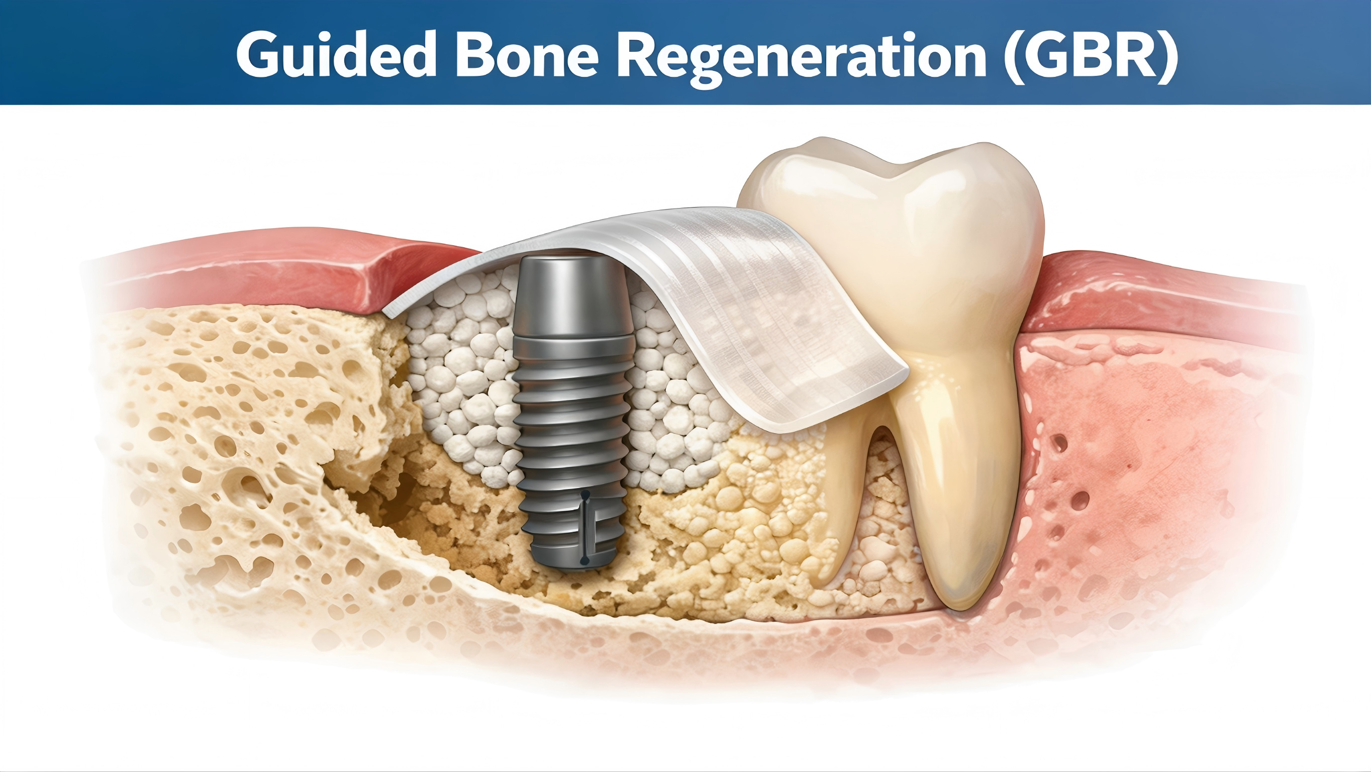 What Is Guided Bone Regeneration (GBR) in Dentistry? Procedure and Dental Implant Applications
