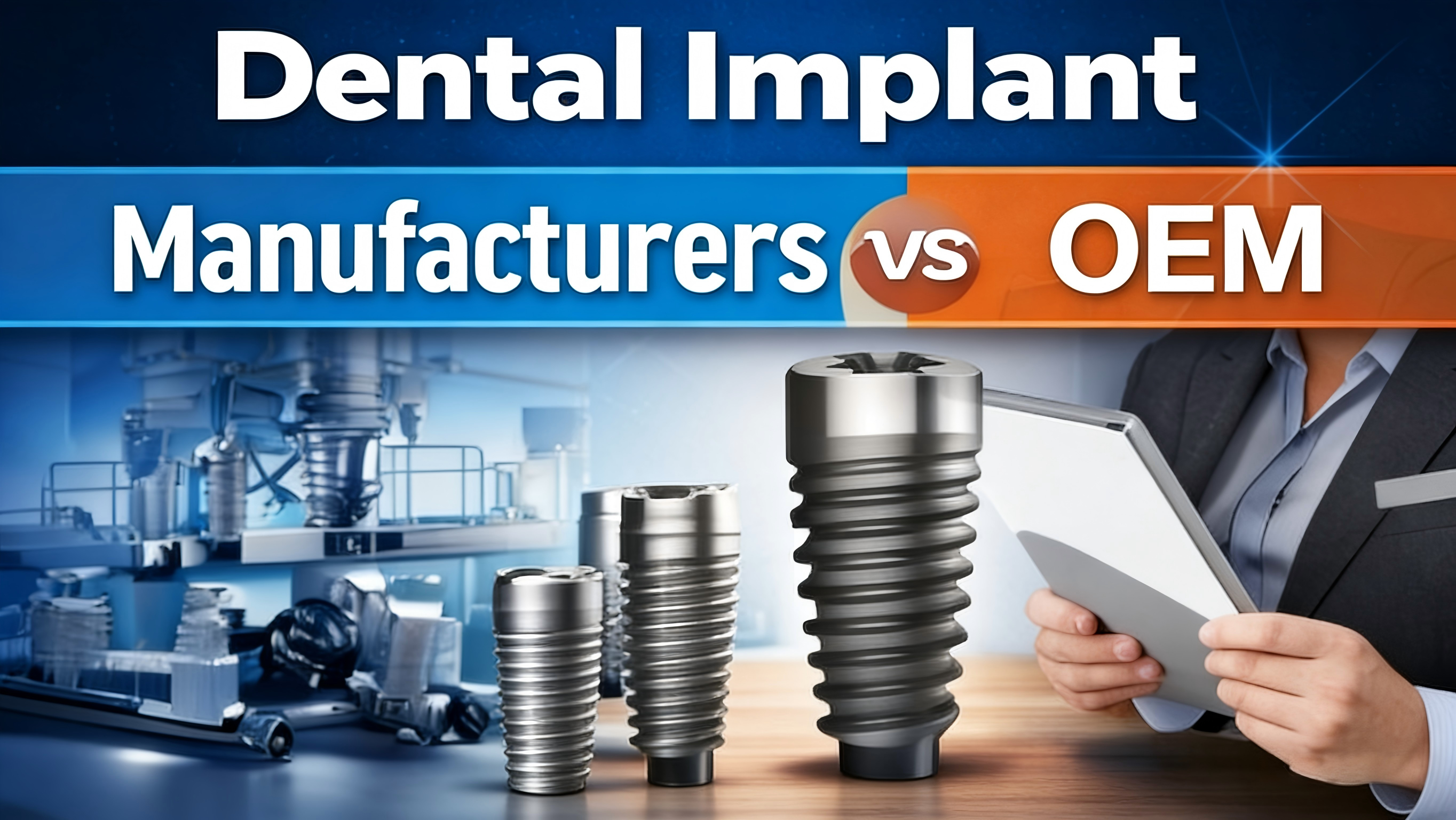 Dental Implant Manufacturers vs OEM: Which Model Is Best for Your Business?