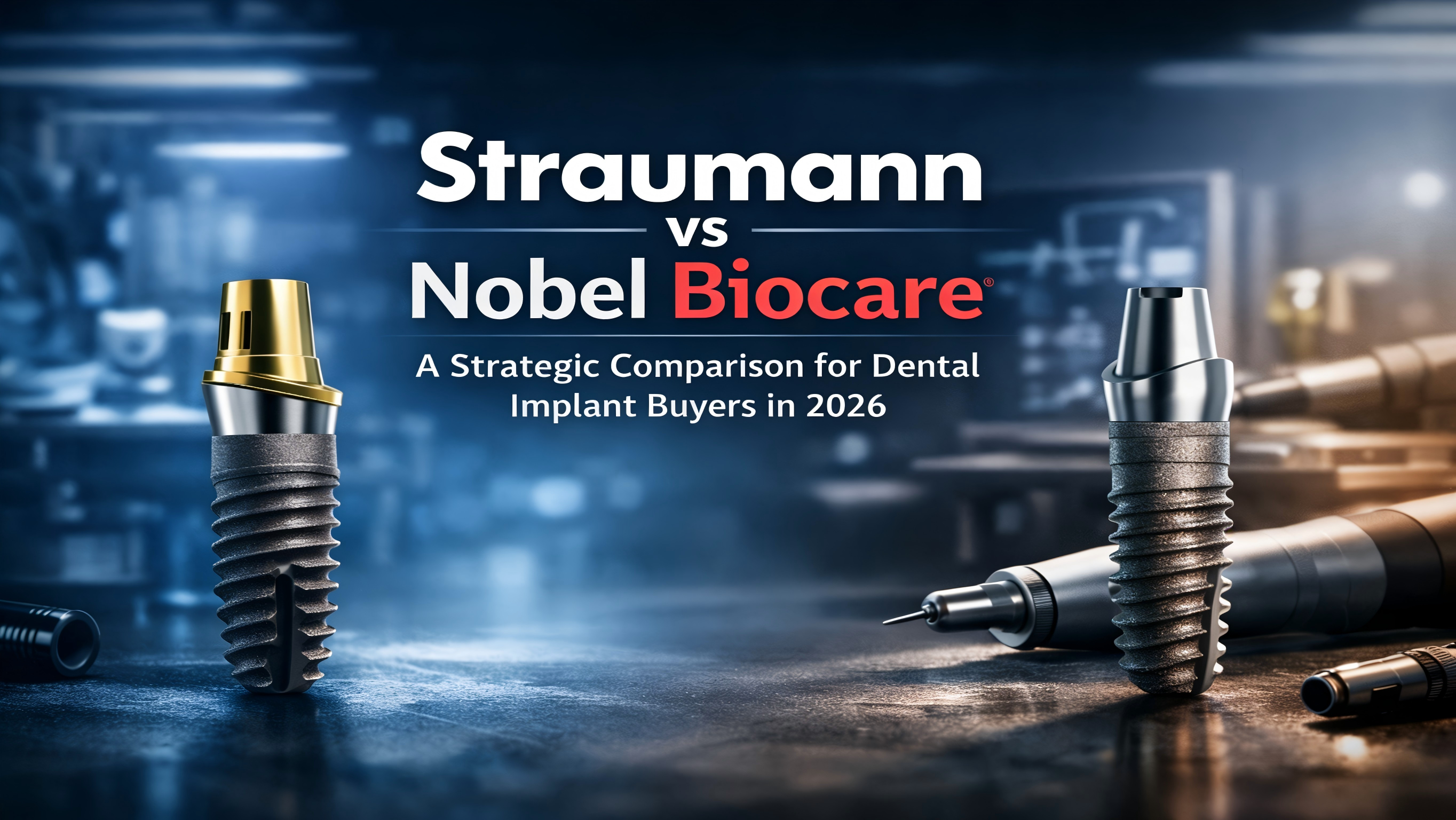Straumann vs Nobel Biocare: Complete Comparison for Dental Implant Buyers | 2026