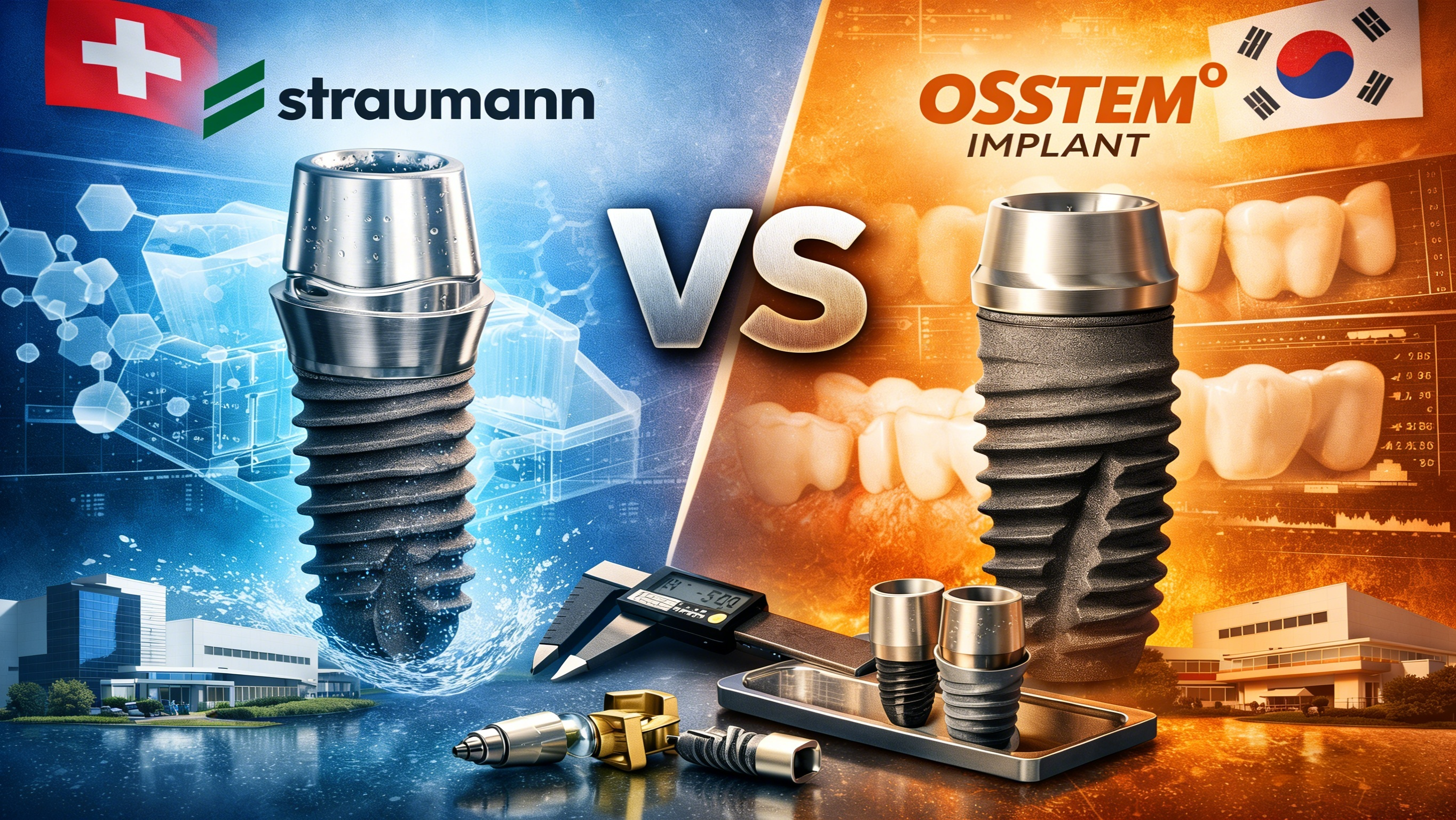 Straumann vs Osstem Dental Implants: Full Comparison for Clinics & Distributors