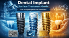 Dental Implant Surface Treatment Guide: SLA vs Hydrophilic vs Anodized | 2026 Deep Comparison