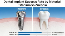 Dental Implant Success Rate by Material: Titanium vs Zirconia