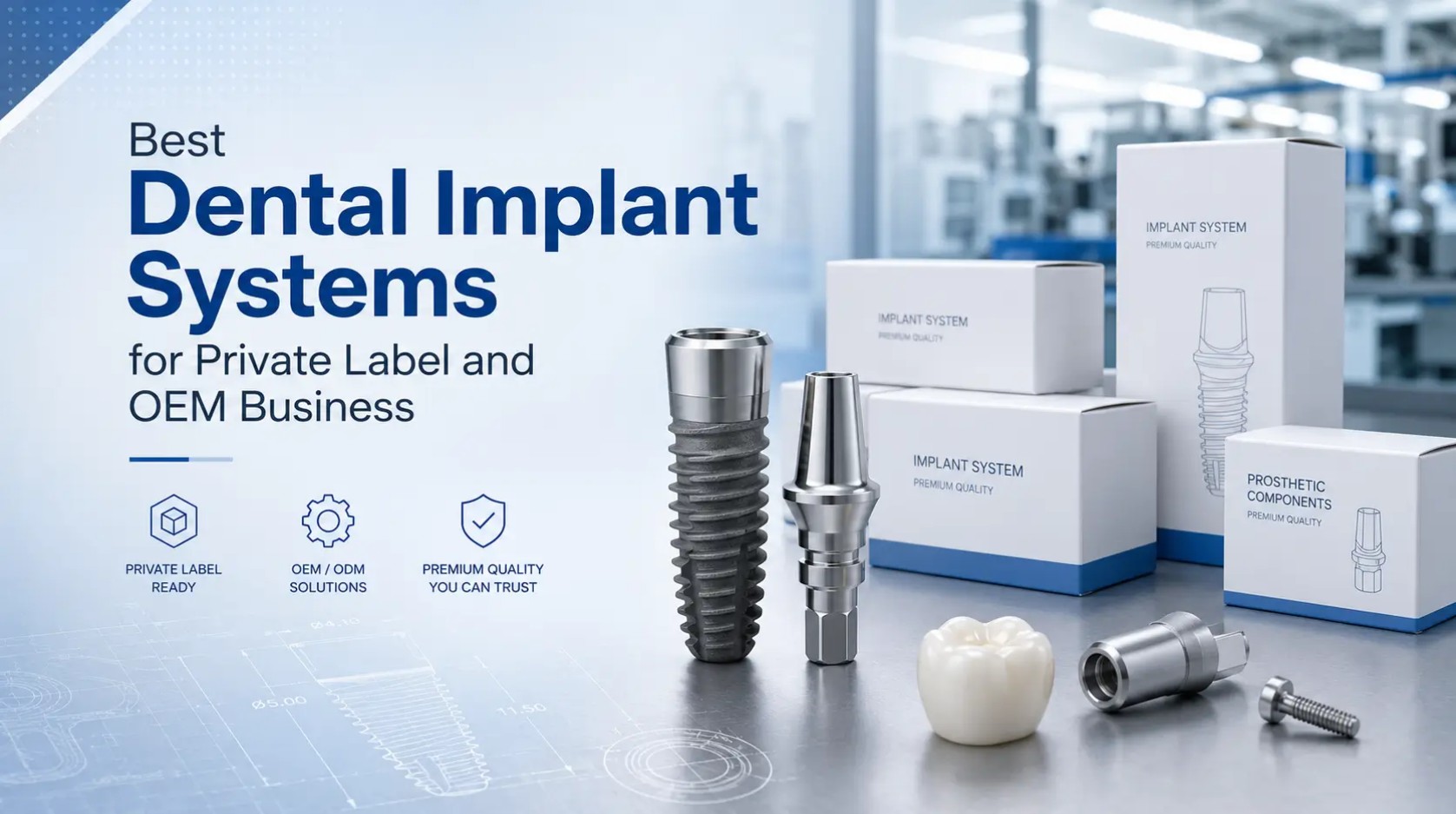 Best Dental Implant Systems for Private Label and OEM Business