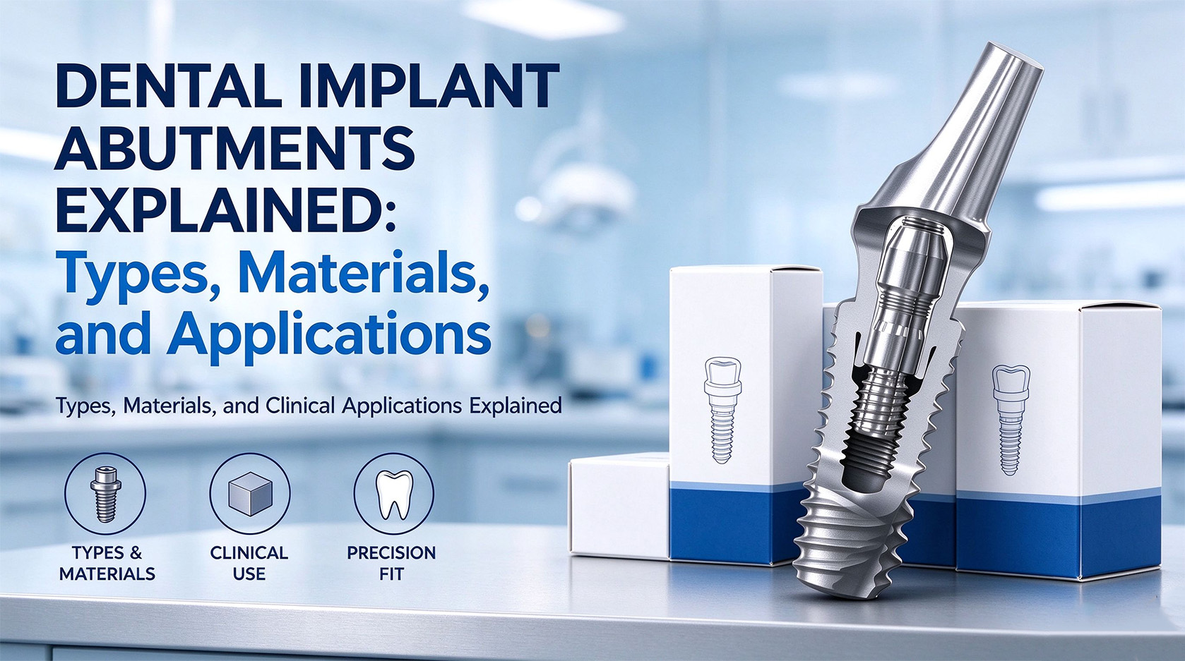 Dental Implant Abutments Explained: Types, Materials, and Applications