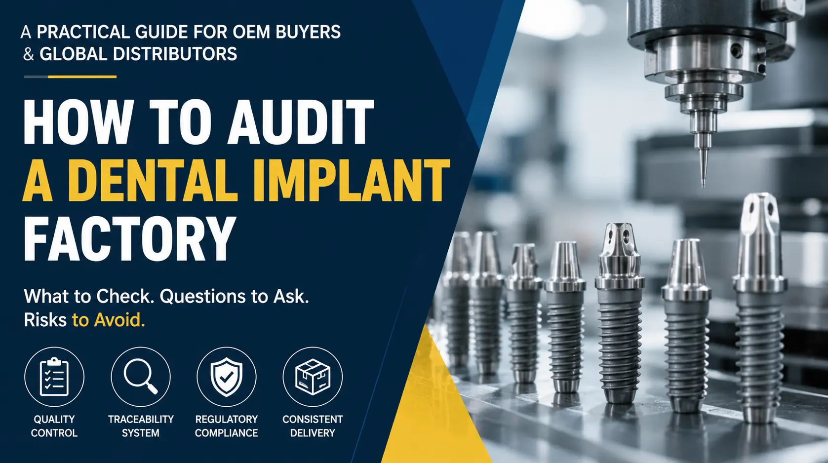 How to Audit a Dental Implant Factory | Complete OEM Buyer's Guide