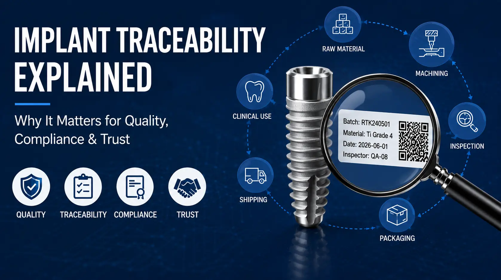 Implant Traceability Explained: Why It Matters for Dental Implant Quality and OEM Buyers